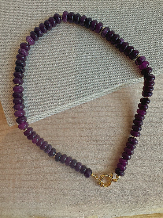 Royal Grape Jade Gemstone